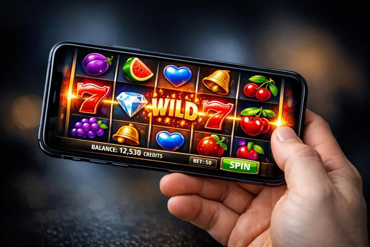 ReddyBook Casino slots playing on mobile with hundreds of titles available
